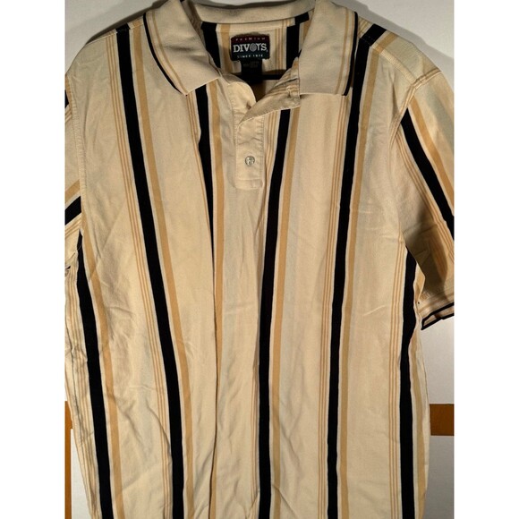 Vintage Divots Premium Golf Short Sleeve Polo Shirt Mens Large - Picture 4 of 8